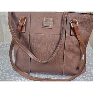 Dooney & Bourke Handbag, Pebble Grain Small Lexington Tote - Caramel